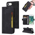 thumbnail image 1 of TECH CIRCLE Case for Apple iPhone 8 Plus/Apple iPhone 7 Plus,Shockproof Premium PU Leather ID Credit Card Holder Wallet Case Magnetic Flip Kickstand Phone Cover with Hand Strap,Black, 1 of 15