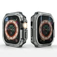 thumbnail image 1 of TECH CIRCLE Case Compatible for Apple Watch Ultra 2/Ultra 49mm, Military All Around Durable TPU Protective Rugged Cover Case Shockproof Bumper for iWatch 49mm,Black, 1 of 6