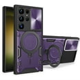 thumbnail image 1 of TECH CIRCLE Case For Galaxy A05S, Sliding Lens Protective Rugged Case with Rotating Stand Phone Ring Holder Lightweight Sturdy Shockproof Cover for Samsung Galaxy A05S 6.7" 2023,Purple, 1 of 7