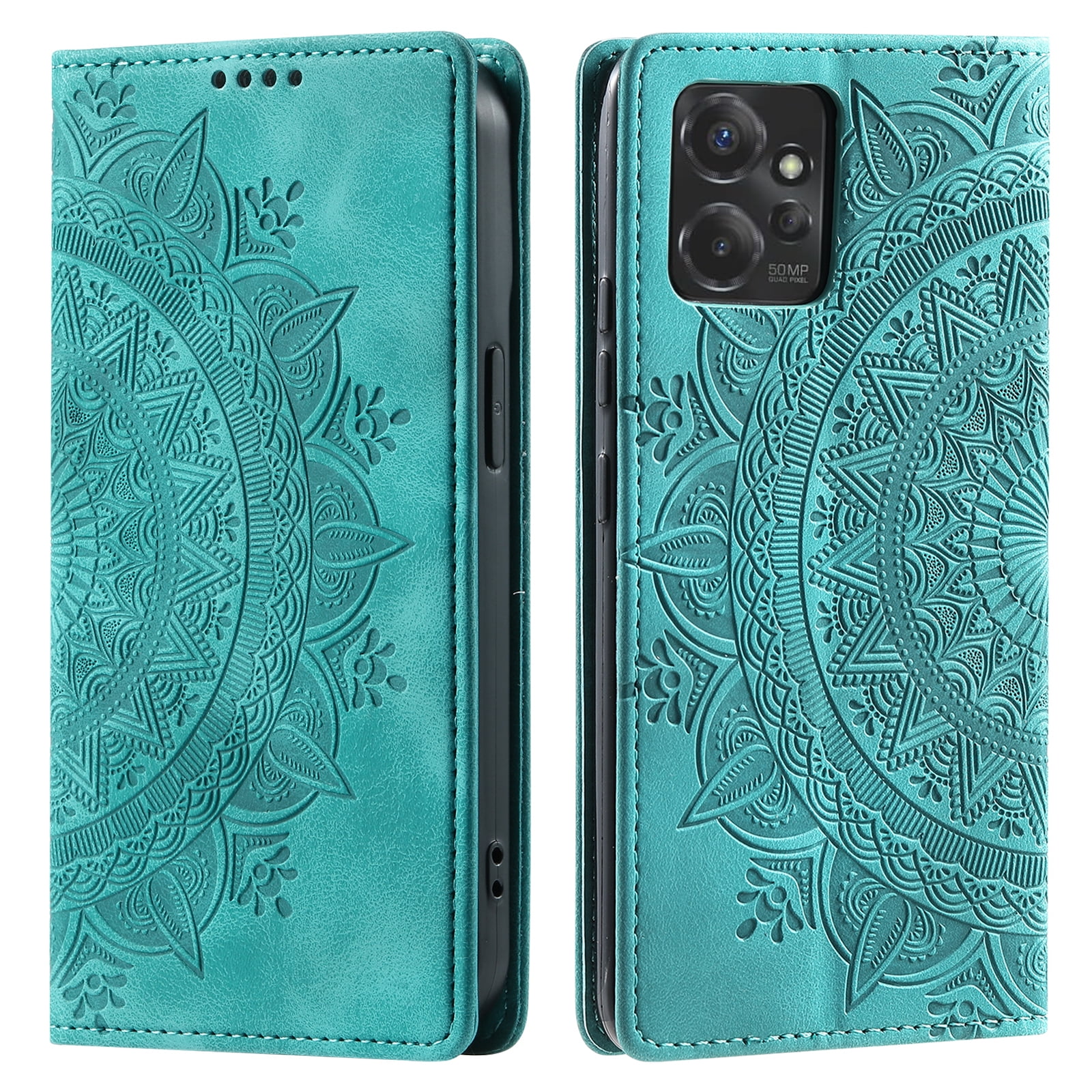 TECH CIRCLE Case For MOTO G POWER 5G 2024 Case, Slim PU Leather Flip
