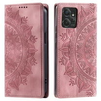 TECH CIRCLE Case For MOTO G Power 2023 Case, Slim PU Leather Flip Folio Case Card Holders Kickstand Magnetic Shockproof Protective TPU Inner Wallet Cover for Motorola MOTO G Power 2023 6.5",Pink