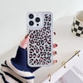 thumbnail image 1 of TECH CIRCLE Case For iPhone 15 Pro,Cute Clear Slim Girls Women Shockproof Protective Soft TPU Bumper Transparent Cover Phone Case for Apple iPhone 15 Pro 6.1" 2023,Leopard Print, 1 of 7