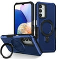 thumbnail image 1 of TECH CIRCLE Case for Galaxy A33 5G, Premium Plastic/TPU Hard Case with Sturdy View Kickstand Military Drop Shockproof Protective Rugged Slim Back Cover Shell for Galaxy A33 5G 6.4" 2022,Royalblue, 1 of 8