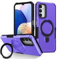 thumbnail image 1 of TECH CIRCLE Case for Galaxy A33 5G, Premium Plastic/TPU Hard Case with Sturdy View Kickstand Military Drop Shockproof Protective Rugged Slim Back Cover Shell for Galaxy A33 5G 6.4" 2022,Purple, 1 of 8