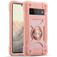 thumbnail image 1 of TECH CIRCLE Case for Google Pixel 6 Pro Smartphone (6.7in) - Shockproof Protective Lightweight Durable Nice Back Cover Case with Metal Ring /Sturdy Kickstand (Rosegold), 1 of 5