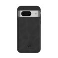 thumbnail image 1 of TECH CIRCLE Case for Google Pixel 8, PU Leather Slim Fit Shockproof Phone Cover Compatible with Wireless Charging Shockproof Protective Men Boy Case for Google Pixel 8 - Black, 1 of 9