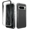 thumbnail image 1 of TECH CIRCLE Case for Google Pixel 8 Pro,Gradient Clear Dual Layer Hybrid 2-In-1 Transparent Anti-Scratch Shockproof Protective Lightweight Slim Fit Phone Case for Google Pixel 8 Pro 6.7 inch 2023Black, 1 of 6