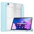 thumbnail image 1 of TECH CIRCLE Case for Lenovo Tab M10 Plus (10.6") Tablet (3rd Generation) 2022 Release - Clear Back Cover Trifold Stand Protective Smart Flip Classic Case with Auto Sleep Wake Function (Skyblue), 1 of 8