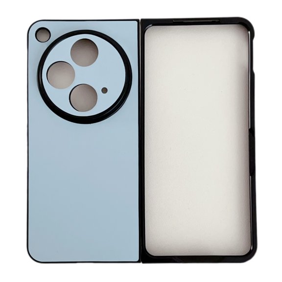 TECH CIRCLE Case for One Plus Open/Oppo Find N3, Rugged Hard PC Slim Lightweight Hybrid Shockproof Bumper Anti-drop Camera Lens Protection Anti-Scratch Full Body Protection Cover, Light Blue
