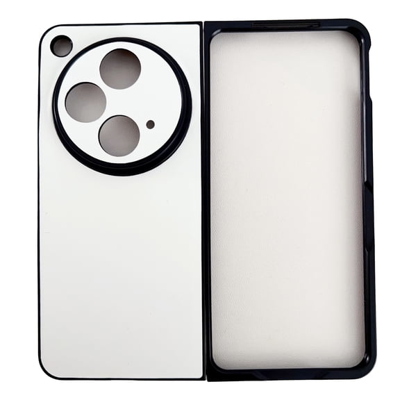 TECH CIRCLE Case for One Plus Open/Oppo Find N3, Rugged Hard PC Slim Lightweight Hybrid Shockproof Bumper Anti-drop Camera Lens Protection Anti-Scratch Full Body Protection Cover, White