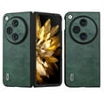 thumbnail image 1 of TECH CIRCLE Case for OnePlus Open 7.82 Inch,Premium Luxury PU Leather Shockproof Protective Case with Camera Lens Protector ,Anti-Drop Full Body Protection Phone Cover for OnePlus Open 2023, Green, 1 of 5
