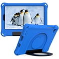 thumbnail image 1 of TECH CIRCLE Case for Samsung Galaxy Tab A7 Lite (8.7 Inch) (SM-T220) Tablet - Lightweight Plastic Kickstand Case Portable Handle Protective Cover for Kids (Blue), 1 of 6