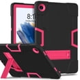 thumbnail image 1 of TECH CIRCLE Case for Samsung Galaxy Tab A9 Plus (2023) Tablet, Model SM-X210/SM-X215/SM-X216 Case - Heavy Duty Protective Shockproof Rugged Simple Back Cover Case with Foldable Kickstand, Black Rose, 1 of 7