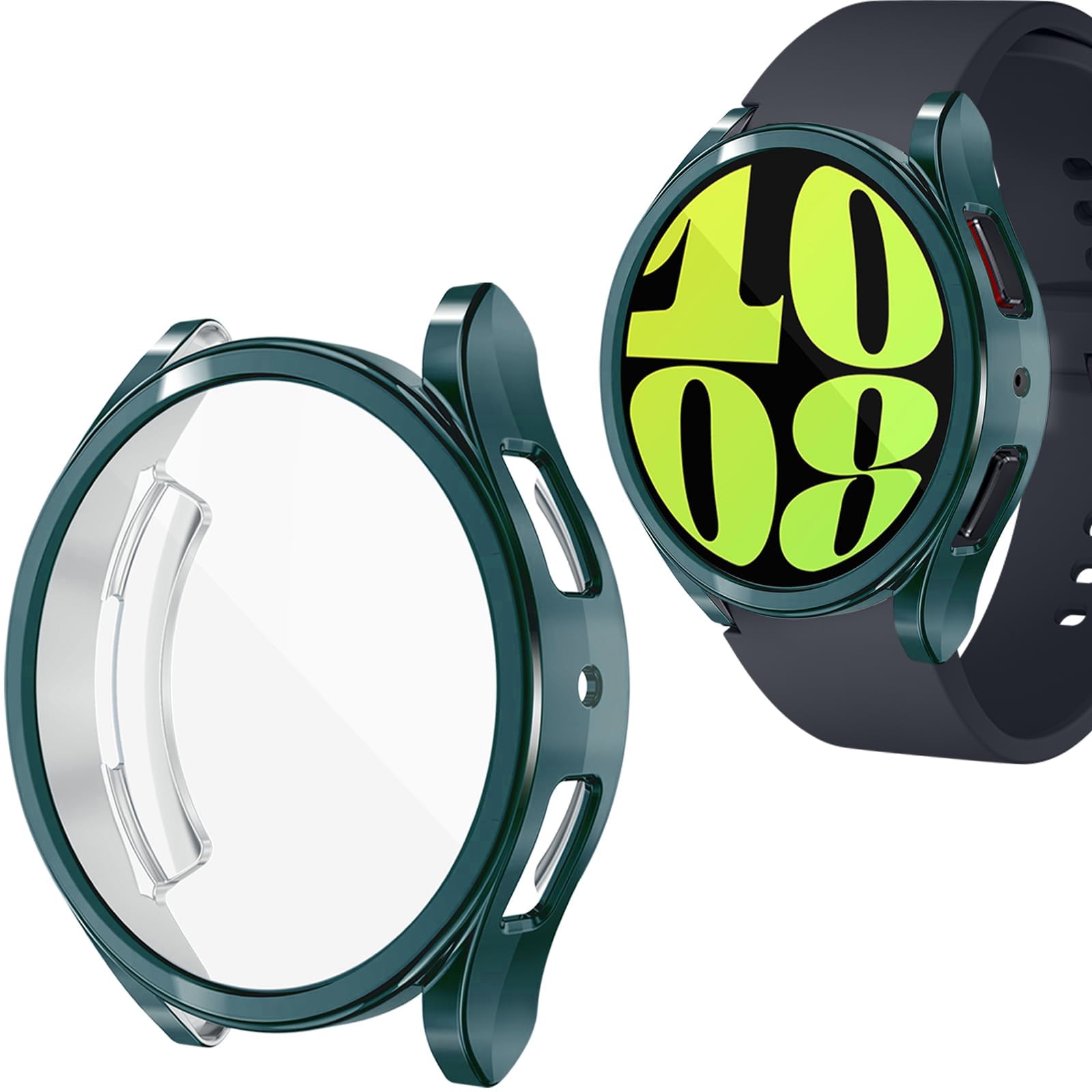 TECH CIRCLE Case for Samsung Galaxy Watch 6 (40mm) 2023 Smartwatch 