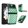 thumbnail image 1 of TECH CIRCLE Case for Samsung Galaxy Z Flip 6 5G 2024, Hinge Protection Military-grade Full-Body Dual Layer Drop Proof Rugged Shockproof Protective Case for Samsung Galaxy Z Flip 6 5G 6.7 inch, Green, 1 of 7