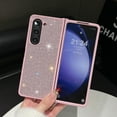 thumbnail image 1 of TECH CIRCLE Case for Samsung Galaxy Z Fold 3 5G Phone Case for Women Girls, Slim Ultra Thin Matte Back Shockproof Protective Crystal Bling Cover for Samsung Z Fold 3 5G 7.6" 2021,Pink, 1 of 1