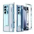 thumbnail image 1 of TECH CIRCLE Case for Samsung Galaxy Z Fold5 5G 2023,Slim Thin Rugged Protective Anti-Scratch Shell Support Wireless Charging Hidden Kickstand Clear Case for Samsung Galaxy Z Fold 5 2023, Blue, 1 of 8