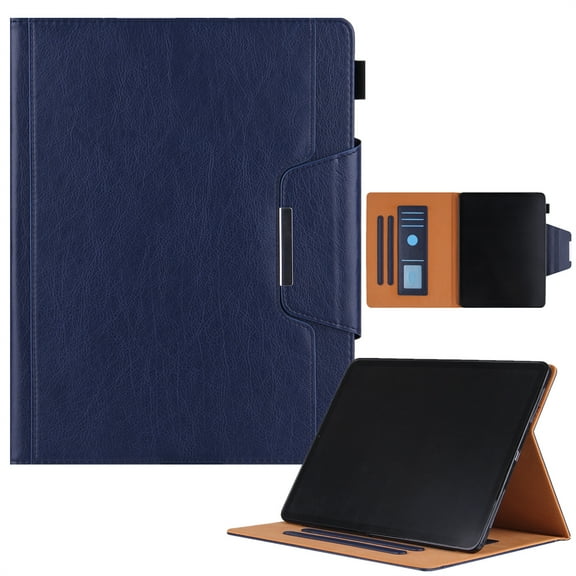 TECH CIRCLE Case for 2022 Apple 10.9-inch iPad (10th Generation) - Classic Leather Smart Case, Blue