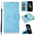 thumbnail image 1 of TECH CIRCLE Case for 2022 Apple iPhone 14 Pro Max (6.7") - Removable Magnetic Silicone Back Cover Flip Leather Case (Light Blue), 1 of 7