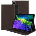 thumbnail image 1 of TECH CIRCLE Case for Apple 11-inch iPad Pro Tablets - Classic PU Leather Smart Stand Case with Auto Sleep Wake, Coffee, 1 of 6