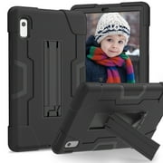 TECH CIRCLE Case for Lenovo Tab M9 Tablet (9", 2023 Released) - Shockproof Rugged Cover with Kickstand, Black