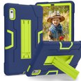 thumbnail image 1 of TECH CIRCLE Case for Lenovo Tab M9 Tablet (9", 2023 Released) - Shockproof Rugged Cover with Kickstand, Navy + Green, 1 of 7