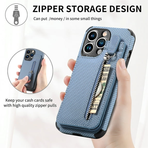 TECH CIRCLE Case for iPhone 12 Pro Max, Luxury Shockproof Magnetic Leather Wallet Card Holder Stand Case Cover,For iPhone 12 Pro Max 6.7 inch,Blue