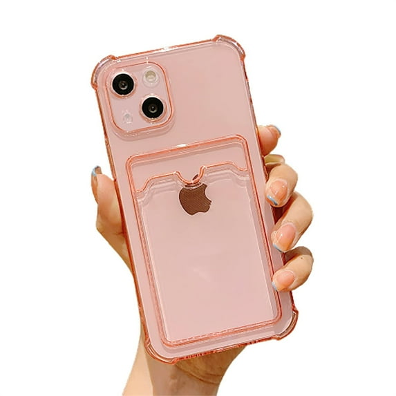 TECH CIRCLE Case for iPhone 14 Pro (6.1") 2022 - Lightweight TPU Case with Card Slot, Pink