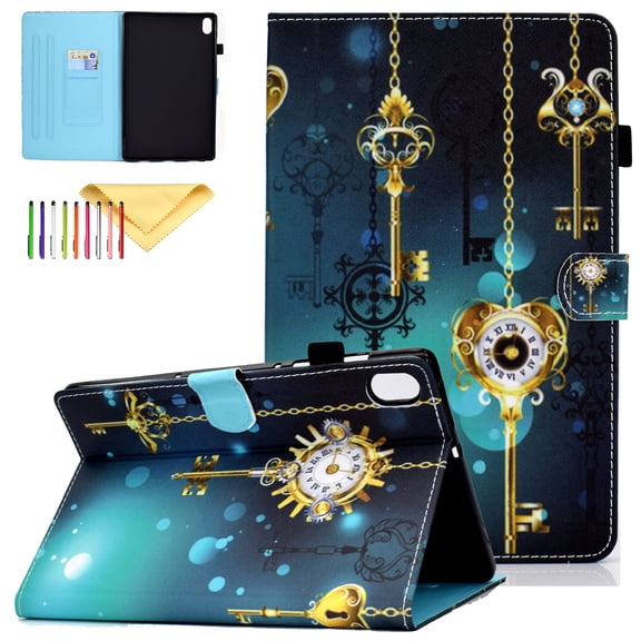 TECH CIRCLE Case for iPad 10th Generation 10.9 Inch 2022,PU Leather Corner Protection Multi-Angle Stand Folio Smart Cover with Auto Sleep/Wake Function for iPad 10.9 Inch 2022 Release, Antique Clock