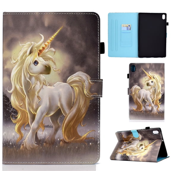 TECH CIRCLE Case for iPad 10th Generation 10.9 Inch 2022,PU Leather Corner Protection Multi-Angle Stand Folio Smart Cover with Auto Sleep/Wake Function for iPad 10.9 Inch 2022 Release,Unicorn