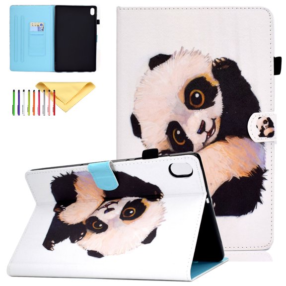 TECH CIRCLE Case for iPad 10th Generation 10.9 Inch 2022,PU Leather Corner Protection Multi-Angle Stand Folio Smart Cover with Auto Sleep/Wake Function for iPad 10.9 Inch 2022 Release, Wave Panda
