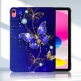 thumbnail image 1 of TECH CIRCLE Case for iPad 10th Generation 2022 10.9 Inch, Ultra Slim Thin Lightweight Elegant Pattern Soft TPU Anti-Scratch Protective Back Cover Case for iPad 10th Gen 10.9 inch 2022,Blue Butterfly, 1 of 6