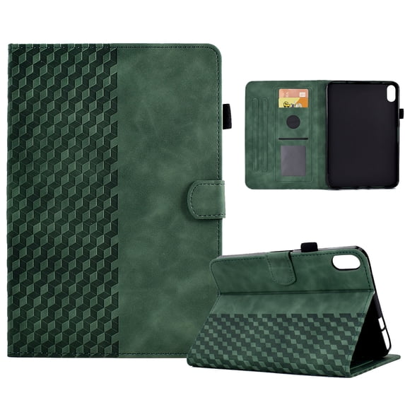 TECH CIRCLE Case for iPad 10th Generation Case 2022,Slim Stand Case for iPad 10.9 inch, Soft TPU Back Cover, Smart Folio Protective Business PU Leather Case with Wake/Sleep Feature, Green