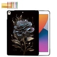 thumbnail image 1 of TECH CIRCLE Case for iPad 9th/ 8th/ 7th Generation 10.2 inch,Ultra Slim Thin Lightweight Elegant Pattern Soft TPU Anti-Scratch Protective Back Cover Case for iPad 10.2 inch 2021/2020/2019,Black Flower, 1 of 6