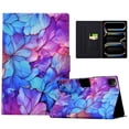 thumbnail image 1 of TECH CIRCLE Case for iPad Air 11 Inch 2024/iPad Air 5th/4th Gen 10.9" 2022/2020,iPad Pro 11 inch Case,Premium PU Leather Folio Multi-Angle View Stand Smart Protective Cover with Auto Sleep/Wake,Flower, 1 of 6