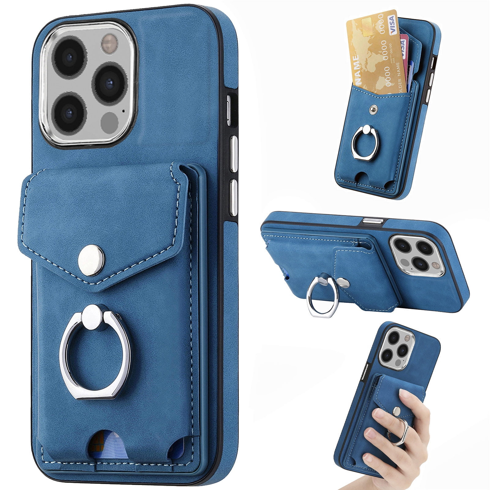 Apple iPhone 12pro sim free + ケース TECH CIRCLE Case for iPhone 12 Pro Max, [Built-in 2 Micro-SIM Card