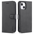 thumbnail image 1 of TECH CIRCLE Case for iPhone 14 6.1 inch Wallet Case,PU Leather Flip Folio Case Shockproof TPU Inner Shell Card Holder Kickstand Phone Cover for Apple iPhone 14 6.1" 2022, Black, 1 of 5