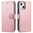 thumbnail image 1 of TECH CIRCLE Case for iPhone 14 Plus Wallet Case,PU Leather Flip Folio Case Shockproof TPU Inner Shell Card Holder Kickstand Phone Cover for Apple iPhone 14 Plus 6.7 inch, Rosegold, 1 of 6