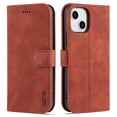 thumbnail image 1 of TECH CIRCLE Case for iPhone 14 Plus Wallet Case,PU Leather Flip Folio Case Shockproof TPU Inner Shell Card Holder Kickstand Phone Cover for Apple iPhone 14 Plus 6.7 inch, Brown, 1 of 6