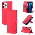 thumbnail image 1 of TECH CIRCLE Case for iPhone 14 Pro Wallet Case,PU Leather Flip Folio Case Shockproof TPU Inner Shell Card Holder Kickstand Phone Cover for Apple iPhone 14 Pro 6.1 inch, Red, 1 of 6