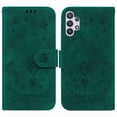thumbnail image 1 of TECH CIRCLE Cases for Galaxy A32 5G Wallet Case Card Slot Flip Folio Cover Embossed Clover Flower PU Leather  Kickstand with Strap Compatible with Samsung Galaxy A32 5G, Green, 1 of 6