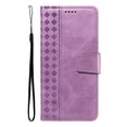 thumbnail image 1 of TECH CIRCLE Classic PU Leather Flip Wallet Case for Google Pixel 7 Pro (6.7", 2022), with 3 Card Slots, Cash Pocket, Stand Function, Detachable Wrist Strap, Shockproof Protective Cover, Purple, 1 of 12