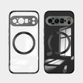 thumbnail image 1 of TECH CIRCLE Clear Case for Google Pixel 9 Pro, Pixel 9 Phone Case 6.3" (2024) - Magnetic Transparent Case with Camera Protection [Compatible with MagSafe] Slim Thin Lightweight TPU Case, Black, 1 of 5