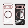 thumbnail image 1 of TECH CIRCLE Clear Case for Google Pixel 9 Pro, Pixel 9 Phone Case 6.3" (2024) - Magnetic Transparent Case with Camera Protection [Compatible with MagSafe] Slim Thin Lightweight TPU Case, Rosegold, 1 of 5