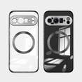thumbnail image 1 of TECH CIRCLE Clear Case for Google Pixel 9 Pro, Pixel 9 Phone Case 6.3" (2024) - Magnetic Transparent Case with Camera Protection [Compatible with MagSafe] Slim Thin Lightweight TPU Case, Silver, 1 of 5