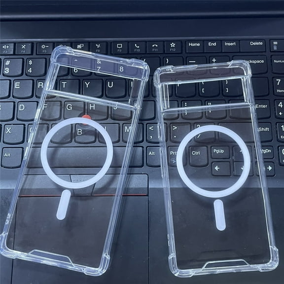TECH CIRCLE Clear Case for Google Pixel 9 Pro/Pixel 9 6.3" 2024, Compatible with MagSafe, Anti-Yellowing Anti-Scratch Corner Protection Slim Shockproof Protective Case Cover, Clear
