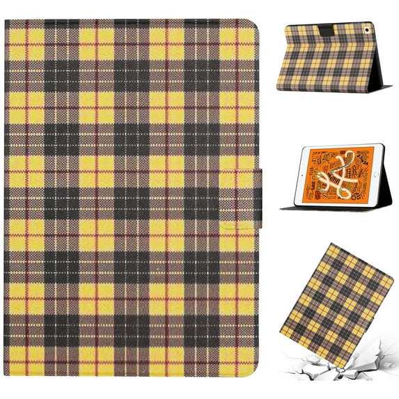 TECH CIRCLE Compatible with Apple iPad mini(3/4/5) 7.9 Inch Case, Flip Magnetic Adjustable Stand Function Scratchproof Shockproof Cover Case for iPad mini (3/4/5) 7.9 Inch, Yellow