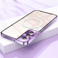 thumbnail image 1 of TECH CIRCLE Compatible Clear Slim PC Case For Samsung Galaxy S22 Plus,Shockproof Rubber Camera Lens Protector with  Wireless Charging Back Cover.For Samsung Galaxy S22 Plus,Purple, 1 of 8