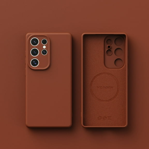 TECH CIRCLE Compatible with Samsung Galaxy S22 Plus Liquid Silicone TPU Rubber Case, Full Camera Cover[Soft Microfiber Lining] Full Body Shockproof Slim Thin Anti-Scratch Cover,Tan