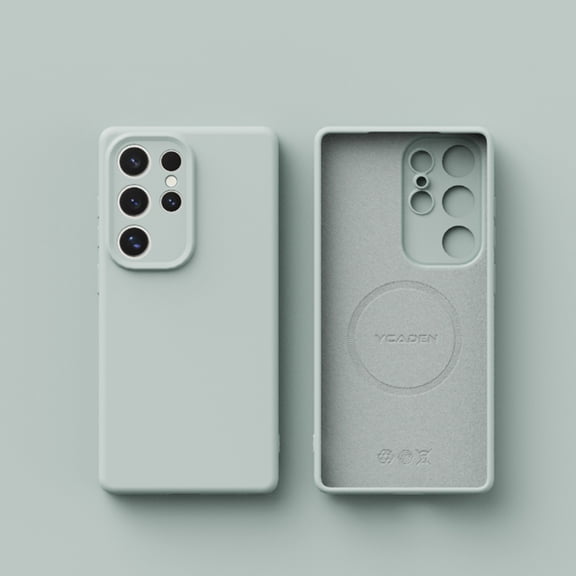 TECH CIRCLE Compatible with Samsung Galaxy S23 Liquid Silicone TPU Rubber Case, Full Camera Cover[Soft Microfiber Lining] Full Body Shockproof Slim Thin Anti-Scratch Cover,Cyan